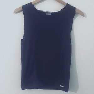 Nike Sans Couture Seamless Dri Fit Tank Black Size Medium Large
